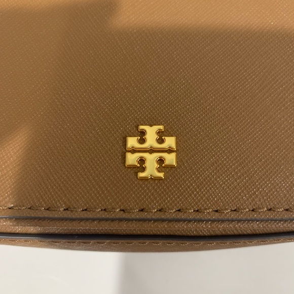 NWT TORY BURCH EMERSON Top Handle Leather Crossbody bag with Chain Strap - Picture 3 of 9